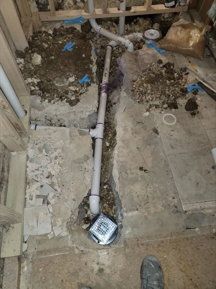 Water damage from a burst pipe requiring emergency cleanup in Everett, WA