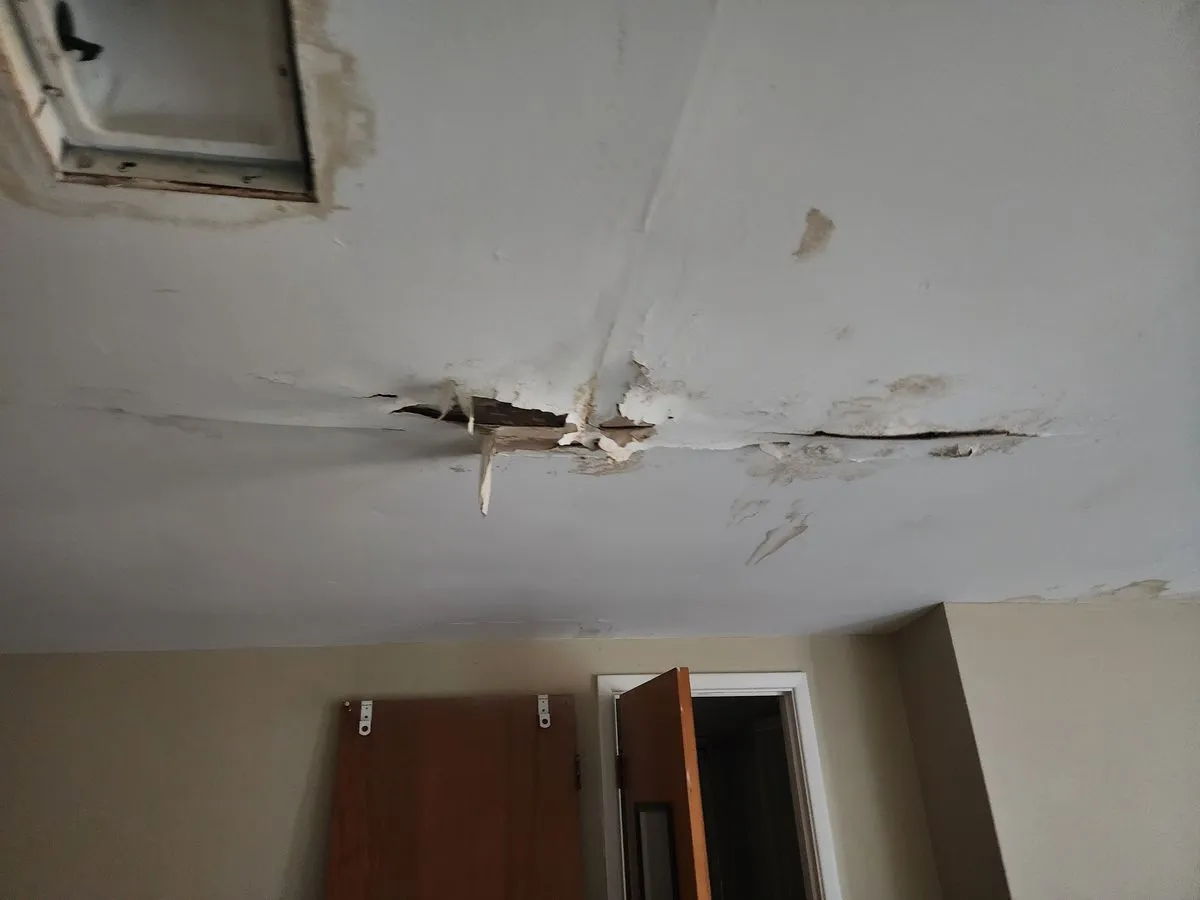 Roof leak repair and water damage cleanup in Everett WA